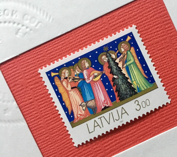 ちいさなartmuseum　Latvia　stamp 2set 2枚目の画像