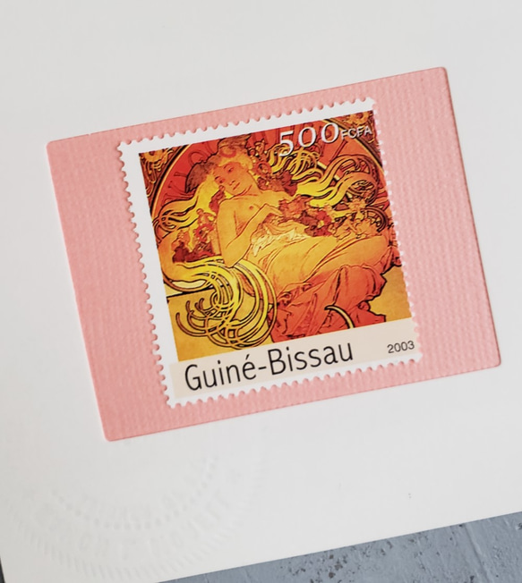 ちいさなartmuseum　Guinea-Bissau　stamp　2set 2枚目の画像