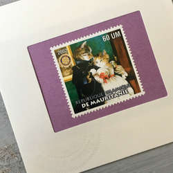 ちいさなartmuseum　Mauritania　stamp 4枚目の画像