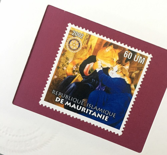 ちいさなartmuseum　Mauritania　stamp 2枚目の画像