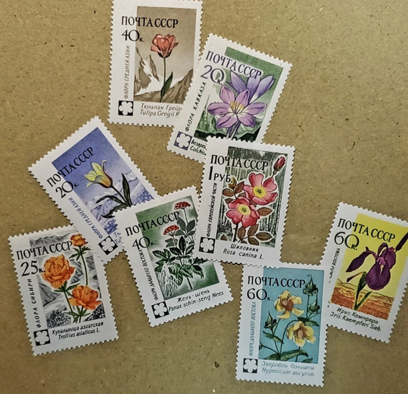 ちいさなartmuseum　Russia　stamp　2set 6枚目の画像