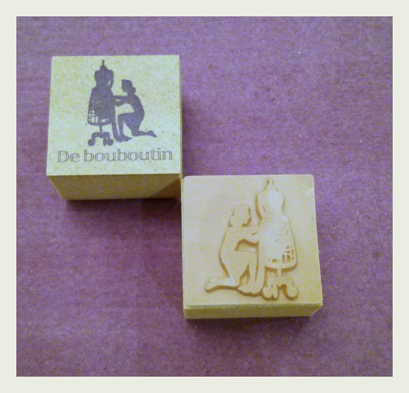 de bouboutin antiquemotif　stamp 3枚目の画像