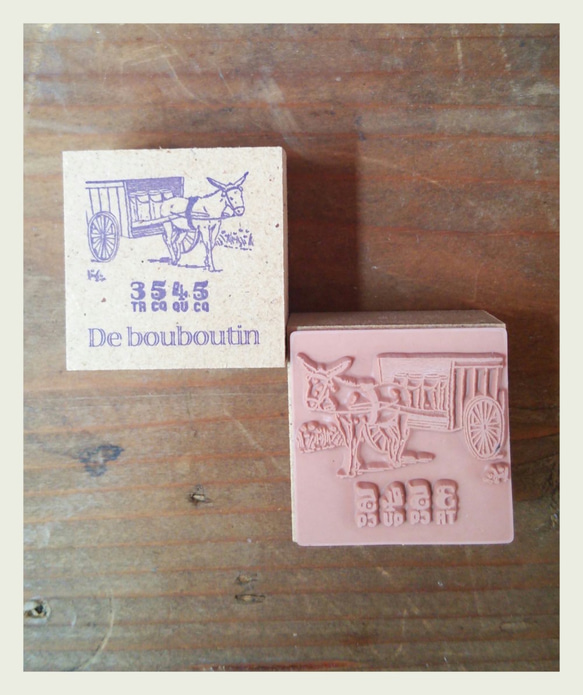 de bouboutin  antiquemotif　stamp 4枚目の画像