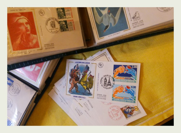 フランス/チェコのfdc 3枚 & ヨーロッパの切手10枚 4枚目の画像