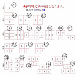 アクリル印鑑13、5mm銀行印に最適、高級印鑑ケース付き 3枚目の画像