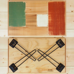 《受注製作》naturalcolor 折りたためるテーブル 【パズルシリーズ】 1 4枚目の画像