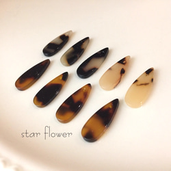 No.1108  べっ甲調フラワー No.1108 べっ甲調フラワー