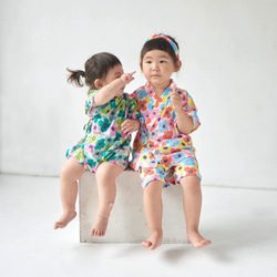 [ジェン姉妹]夏の日本の子供たちは非常にフラット/浴衣＃モデルの3種類 2枚目の画像