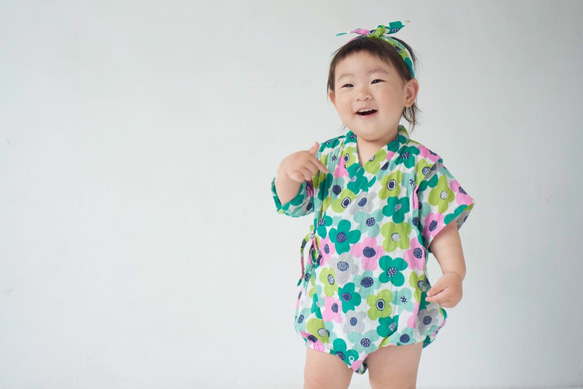 [阿花姊妹]夏日兒童日式甚平/浴衣 #三種款型 第3張的照片