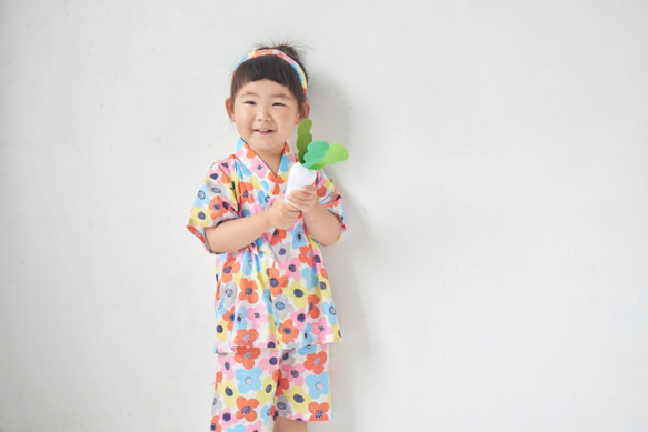 [阿花姊妹]夏日兒童日式甚平/浴衣 #三種款型 第6張的照片