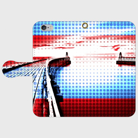 赤と青の海　スマホケース　Kerry.K（ケリーケー）【iphone/android（アンドロイド）対応】　 2枚目の画像