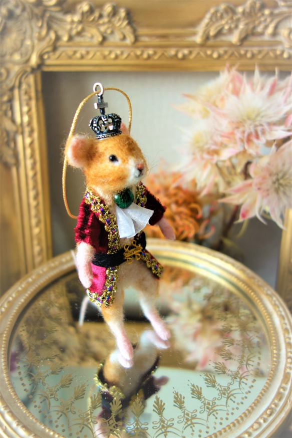 くるみ割り人形より「ねずみの王様・オーナメント」2WAY 送料割引 羊毛