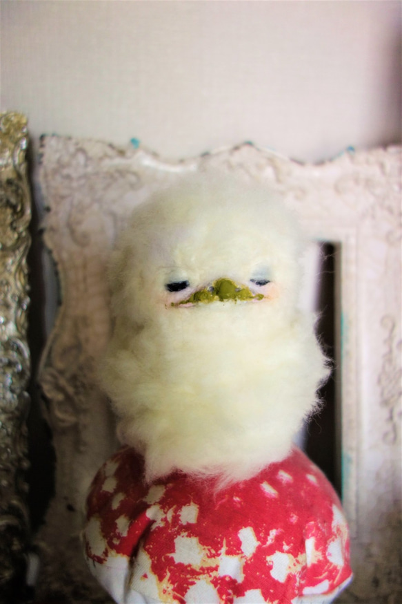 ガマグチヨタカのヒナ　赤ちゃん　鳥　 羊毛フェルト 3枚目の画像