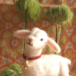子ヤギ　羊毛フェルト 2枚目の画像