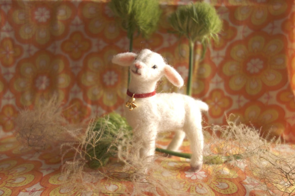 子ヤギ　羊毛フェルト 4枚目の画像