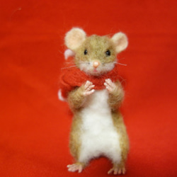 ネズミ 羊毛フェルト 羊毛フェルト WoolenDogs Samantha 通販 6453430