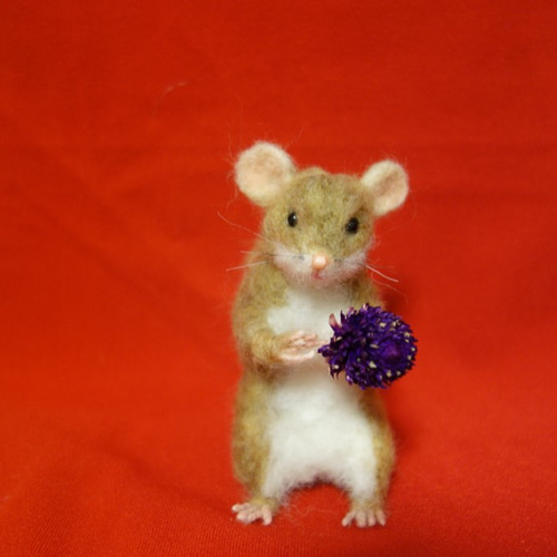 ネズミ 羊毛フェルト 羊毛フェルト WoolenDogs Samantha 通販 6453430