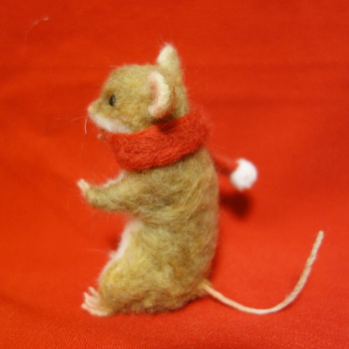 ねずみ　羊毛フェルト Feltma ねずみキット | ノームの糸車 羊毛フェルト店