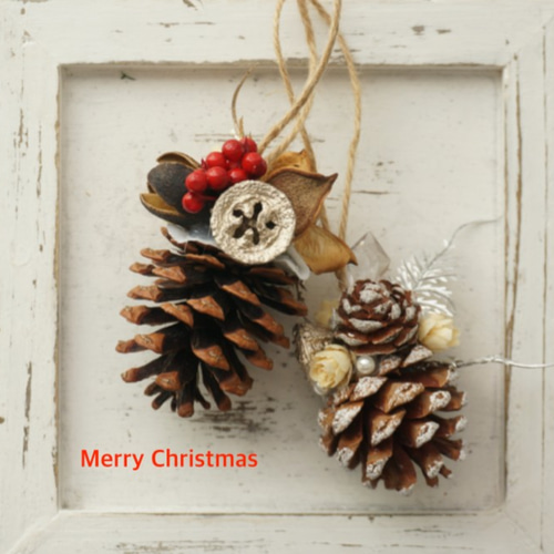 松ぼっくりのクリスマスオーナメント〜ハンドメイドキット〜 その他  