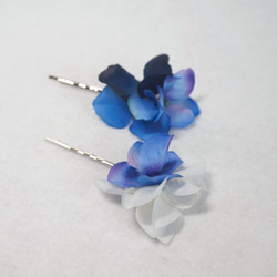 紫陽花のヘアピン～青のグラデーション～ 3枚目の画像