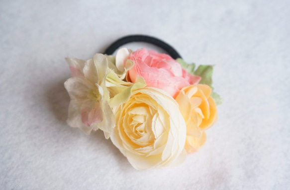 Artificial flower hair accessory, Girls hair flower 第3張的照片