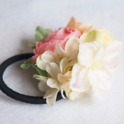 Artificial flower hair accessory, Girls hair flower 第4張的照片