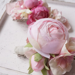 [Creema限量幸運包2019]淺粉色玫瑰。配件套裝 第6張的照片