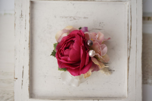 【Creema春の福袋2021】お花のハーバリウムとコサージュ 3枚目の画像
