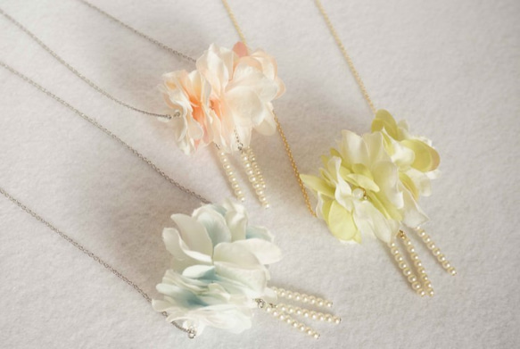 Artificial flower accessory, Necklace 第1張的照片