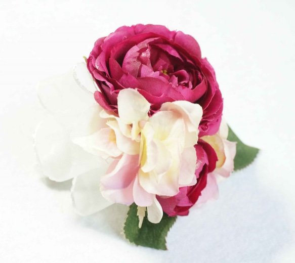 Artificial Pink Roses flower, Corsage 第4張的照片