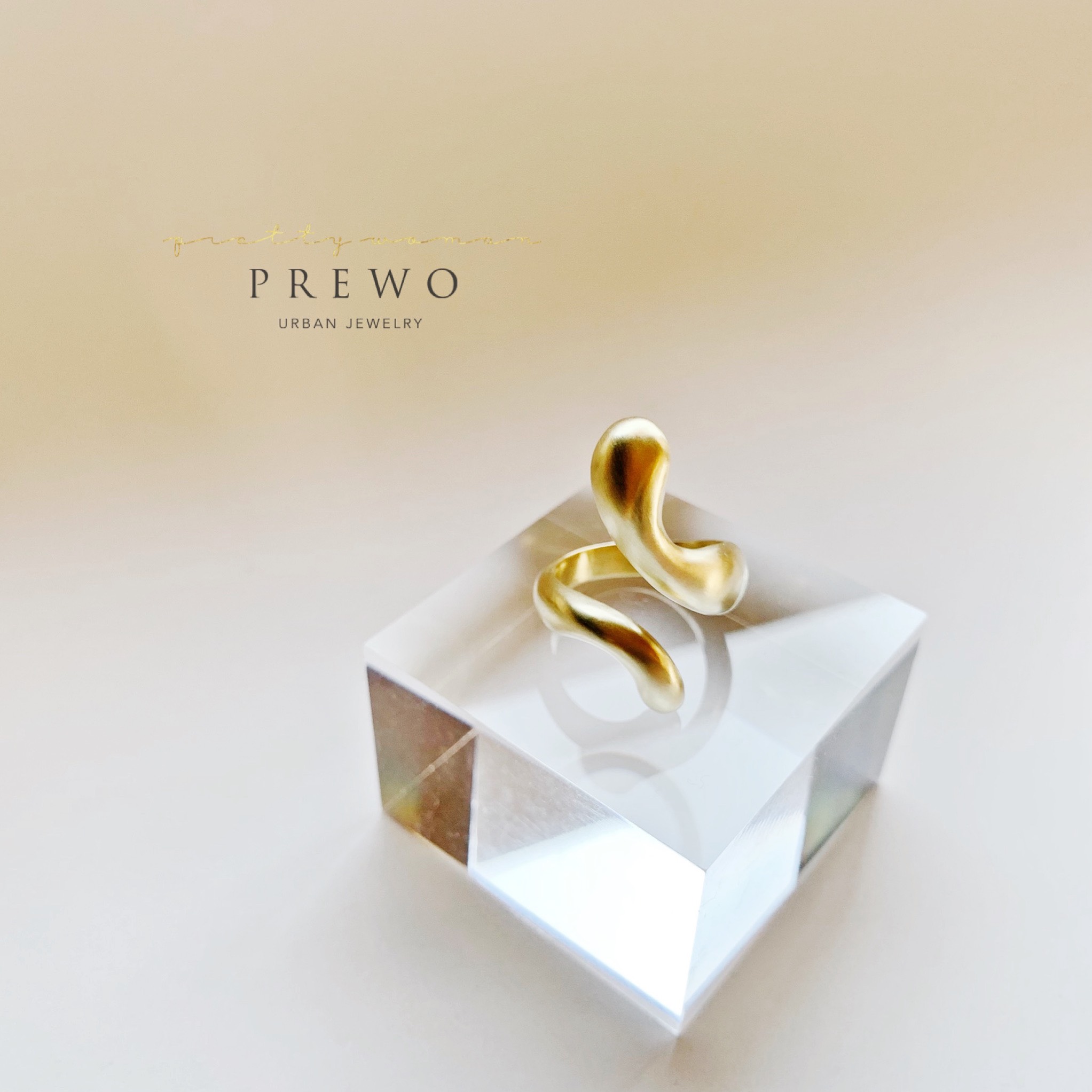 《受注製作》K18GP SNAKE ring