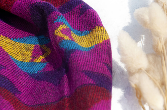 母親節禮物 情人節禮物 聖誕節禮物 生日禮物 民族風披巾 boho針織圍巾 民族圖騰圍巾 針織披巾 蓋毯-波西米亞風 第3張的照片
