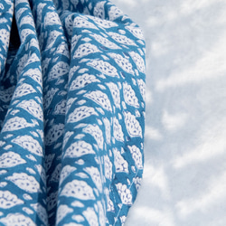 クリスマスギフト交換ギフト母の日バレンタインデーギフト新年ギフトバースデーギフト手作り木版画工場染めスカーフ手織りスカーフ織りス 7枚目の画像