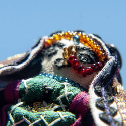 聖誕禮物 交換禮物 母親節禮物 情人節禮物 生日禮物 手工刺繡鑰匙圈/波希米亞風鑰匙圈-嬉皮風 印度 沙漠吉普賽女人女郎 第9張的照片