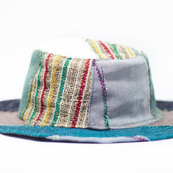 Hemp hat 限量一件 手工編織棉麻帽/編織帽/漁夫帽/遮陽帽/草帽 - 熱帶質感風 made in nepal 第3張的照片