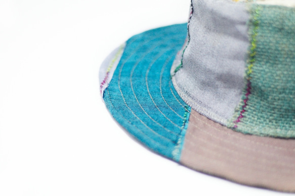Hemp hat 限量一件 手工編織棉麻帽/編織帽/漁夫帽/遮陽帽/草帽 - 熱帶質感風 made in nepal 第9張的照片
