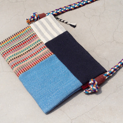 限定版の手織り、天然スプライスさメッセンジャーバッグ/バックパック/ショルダーバッグ/バッグ/バッグをフェアトレード - 青空幾 6枚目の画像