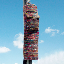 Fairtrade 限量一件 編織手感瑜珈墊背包 / yoga bag / 瑜伽包 - 手工織布 彩色繽紛手捻紗麗線 第1張的照片
