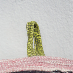 手ひねりサリライン構造エスニックボヘミアン - バレンタインデー限定版ハンドステッチデザインのコットンバックパック/ショルダーバ 8枚目の画像