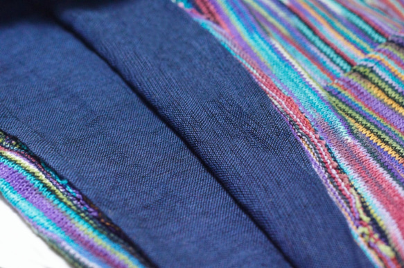 女裝 民族風拼接針織短褲 knitting shorts - 漸層繽紛色調 ( 限量一件 ) Fairtrade 第3張的照片