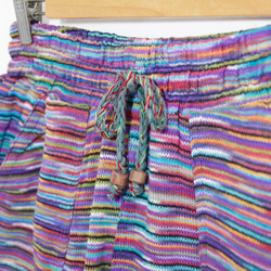 女裝 民族風拼接針織短褲 knitting shorts - 漸層繽紛色調 ( 限量一件 ) Fairtrade 第6張的照片