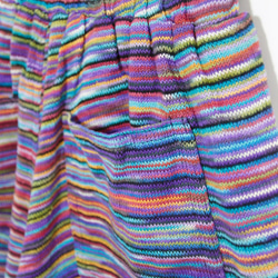 女裝 民族風拼接針織短褲 knitting shorts - 漸層繽紛色調 ( 限量一件 ) Fairtrade 第8張的照片