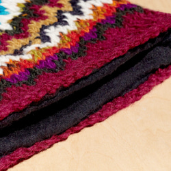 wool hat手織純羊毛帽 / 針織毛帽 / 內刷毛手織毛帽 / 毛線帽 (made in nepal) - 混色漸層 第4張的照片