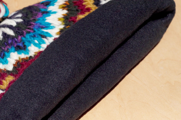 wool hat手織純羊毛帽 / 針織毛帽 / 內刷毛手織毛帽 / 毛線帽 (made in nepal) - 混色漸層 第8張的照片