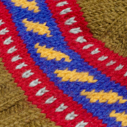 手織りの純粋なウールの帽子/ニットキャップ/剛毛手織りキャップ/（ネパール製）ウールキャップ - 南の風のトーテムwoolhat 5枚目の画像