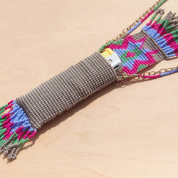 Necklace 手工限量串珠項鍊 / 打火機套 / 波西米亞串珠項鍊 - 民族風幾何圖騰( 每款限量一件 ，可挑色 ) 第4張的照片