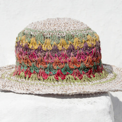 南米緑森林马丘比丘フェアトレード麻の帽子 - 手織りコットンキャップ/ニットキャップ/帽子/麦わら帽子/ストローハットの限定版 1枚目の画像