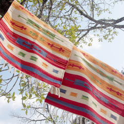 カーペットの質感織りカーペット/テーブルマット/織り感じのプレースマット/自由奔放に生きるエスニックスタイルのピクニックマット- 2枚目の画像