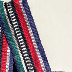 編織手感後背包 / 民族後背包 / 條紋後背包 - 藍色世界 ethnic cotton backpack 第6張的照片