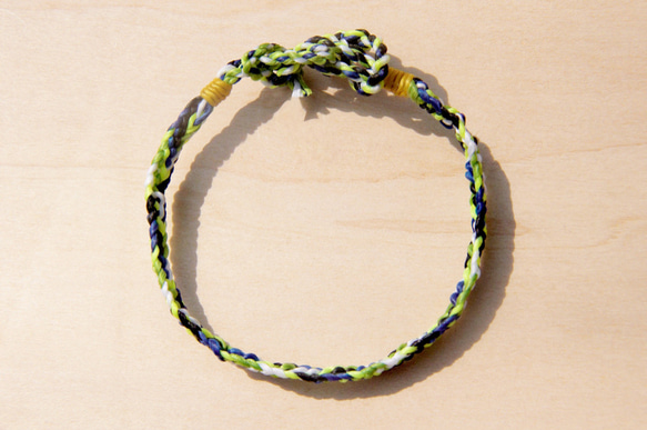 カラフルな織り混合色ハンドロープ/サーフ手ロープ/織り手ロープ/カスタマイズされた手ロープ混合色5色のシルクワックススレッド（カ 5枚目の画像
